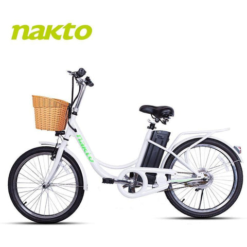 Nakto 22" Elegance 250W Electric City Cruiser Bike 