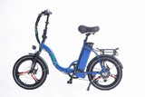 Greenbike USA 500 Low Step City Bike Blue 
