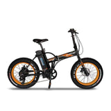 Emojo Lynx Pro Ultra 48V 500W Folding Electric Fat Tire City Bike Black/orange 
