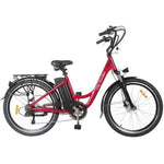 Nakto 26" City Stroller 250W Electric Cruiser Bike Red 