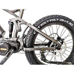 QuietKat Ridgerunner 750/1000 Watt Full Suspension Fat Tire Electric Mountain Bike Charcoal 