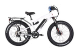 X-Treme Rocky Road 48 Volt Fat Tire Electric Mountain Bicycle White 