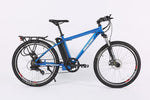 X-Treme Trail Maker Elite Max 36 Volt Electric Mountain Bike Blue 