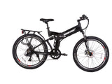X-Treme X-Cursion Elite 24 Volt Electric Folding Mountain Bicycle Black 